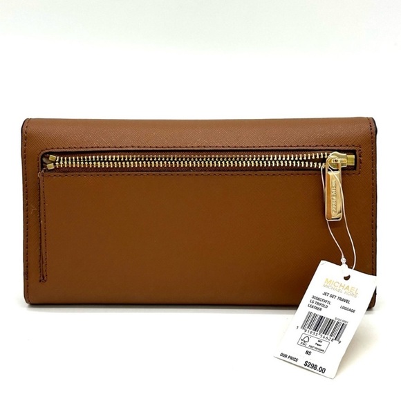 Michael Kors Large Trifold Wallet Luggage - Picture 5 of 9